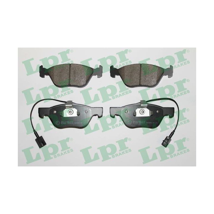 Stabdžių trinkelių rinkinys, diskinis stabdys LPR 05P614