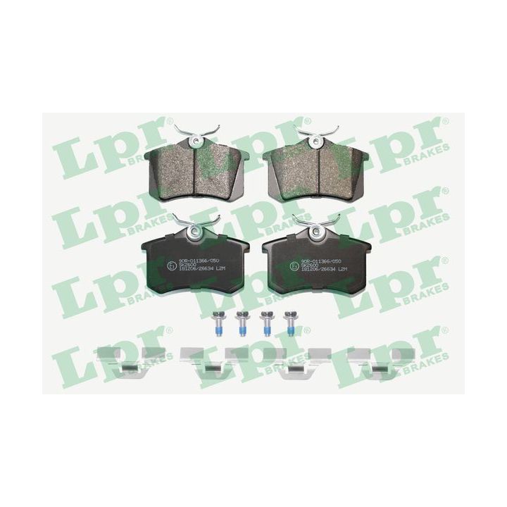 Stabdžių trinkelių rinkinys, diskinis stabdys LPR 05P634K