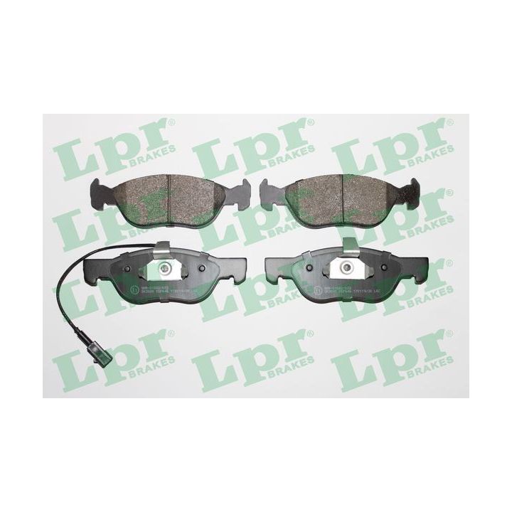 Stabdžių trinkelių rinkinys, diskinis stabdys LPR 05P646