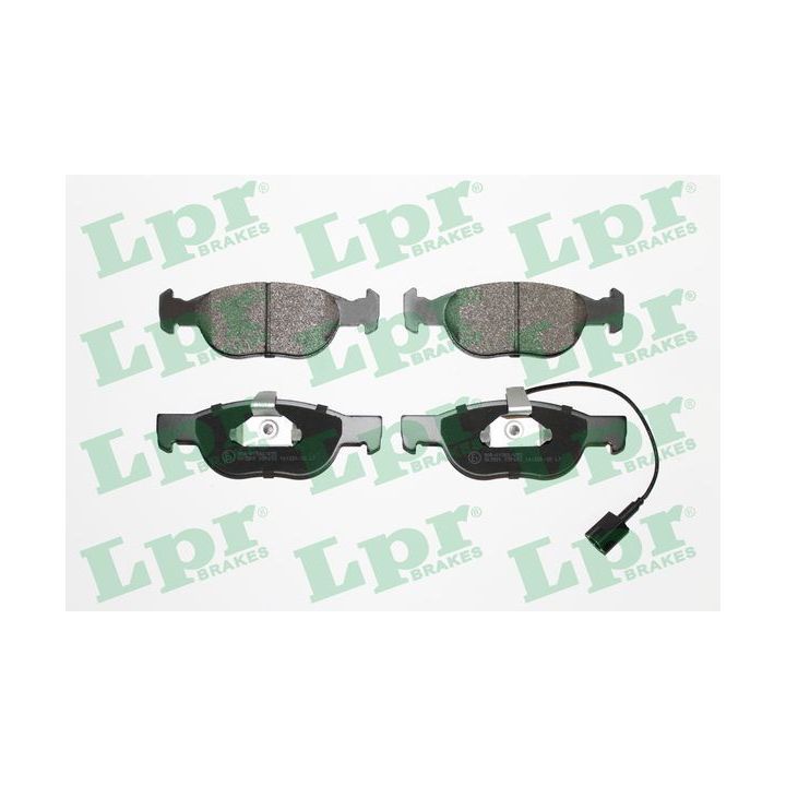 Stabdžių trinkelių rinkinys, diskinis stabdys LPR 05P652