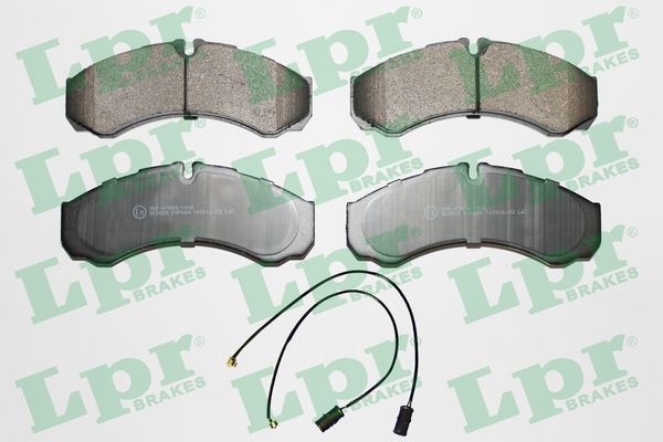 Stabdžių trinkelių rinkinys, diskinis stabdys LPR 05P684D