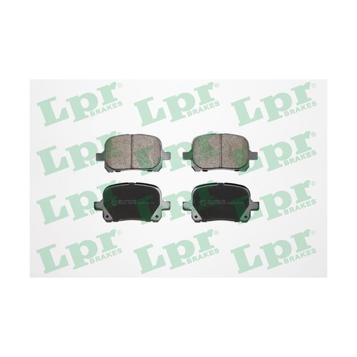 Stabdžių trinkelių rinkinys, diskinis stabdys LPR 05P712