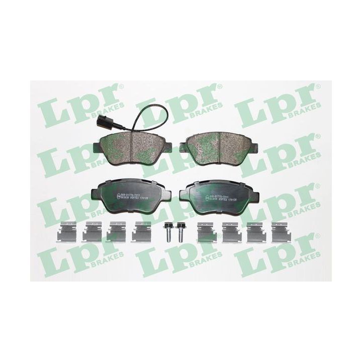 Stabdžių trinkelių rinkinys, diskinis stabdys LPR 05P763K