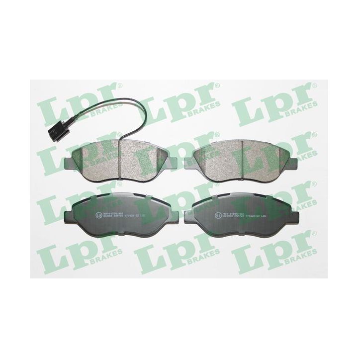 Stabdžių trinkelių rinkinys, diskinis stabdys LPR 05P765