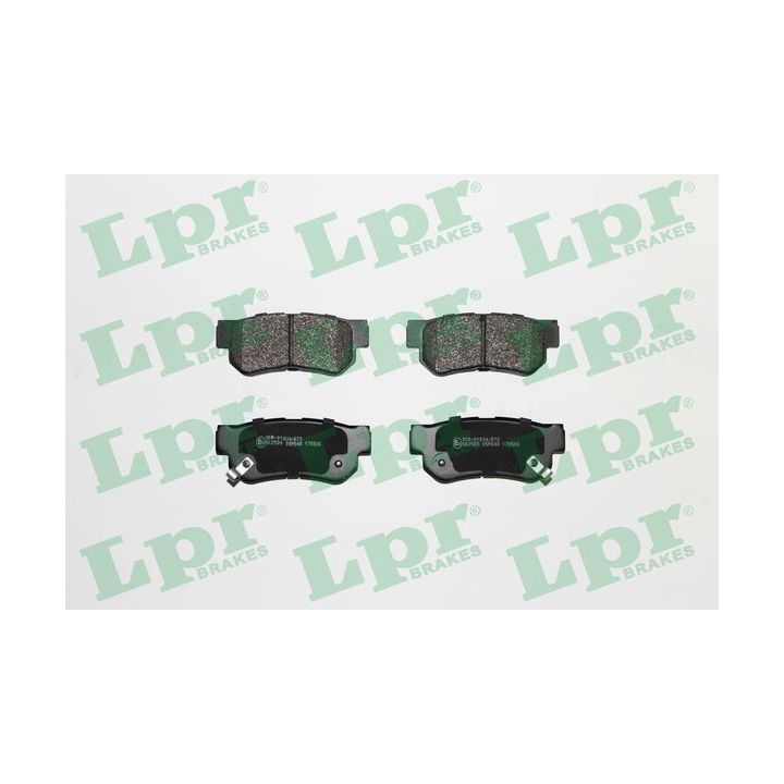 Stabdžių trinkelių rinkinys, diskinis stabdys LPR 05P848