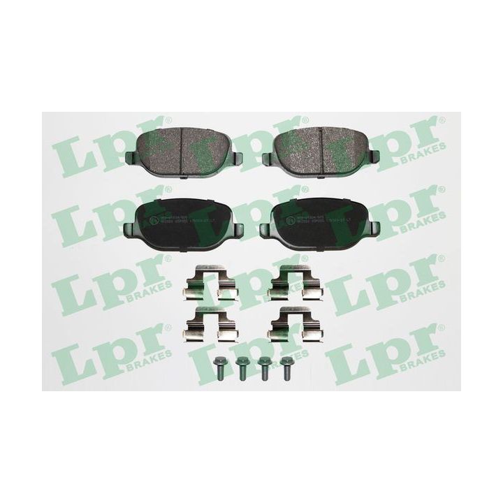 Stabdžių trinkelių rinkinys, diskinis stabdys LPR 05P855K