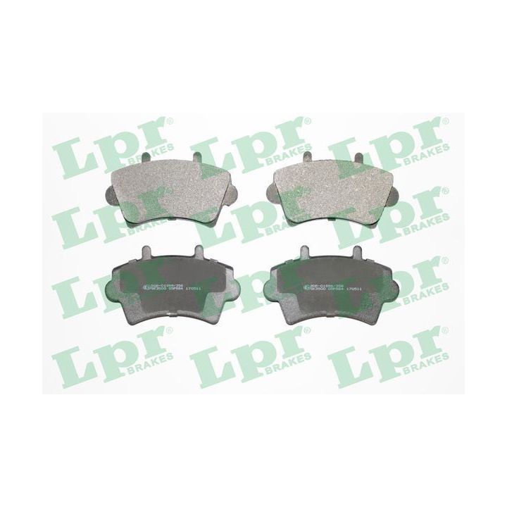 Stabdžių trinkelių rinkinys, diskinis stabdys LPR 05P884