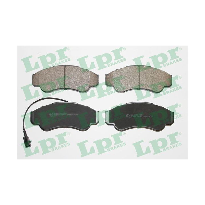 Stabdžių trinkelių rinkinys, diskinis stabdys LPR 05P967