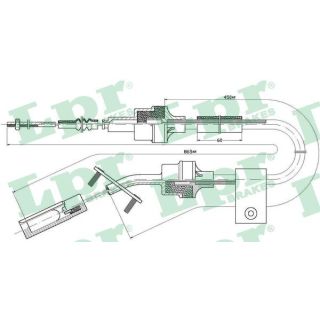 Sankabos trosas LPR C0065C