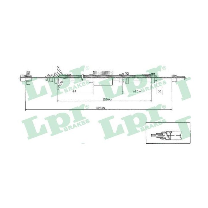 Sankabos trosas LPR C0184C