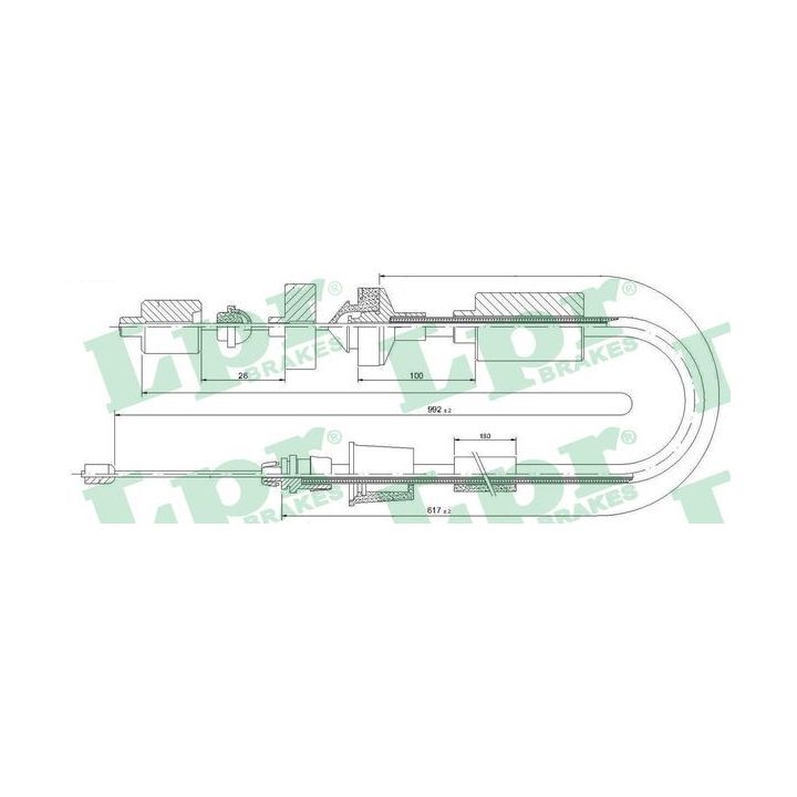 Sankabos trosas LPR C0202C