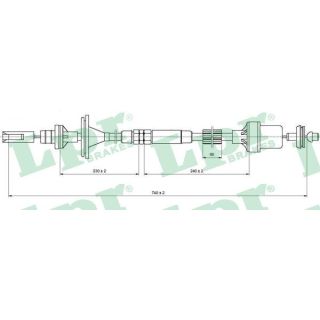 Sankabos trosas LPR C0213C