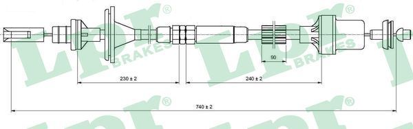 Sankabos trosas LPR C0213C