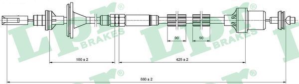 Sankabos trosas LPR C0215C