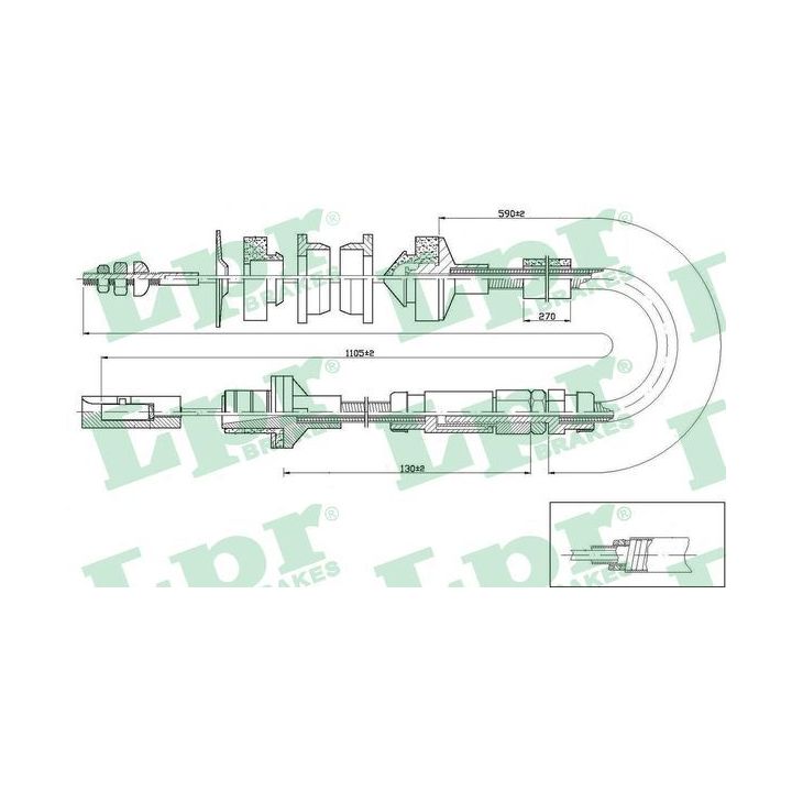 Sankabos trosas LPR C0238C