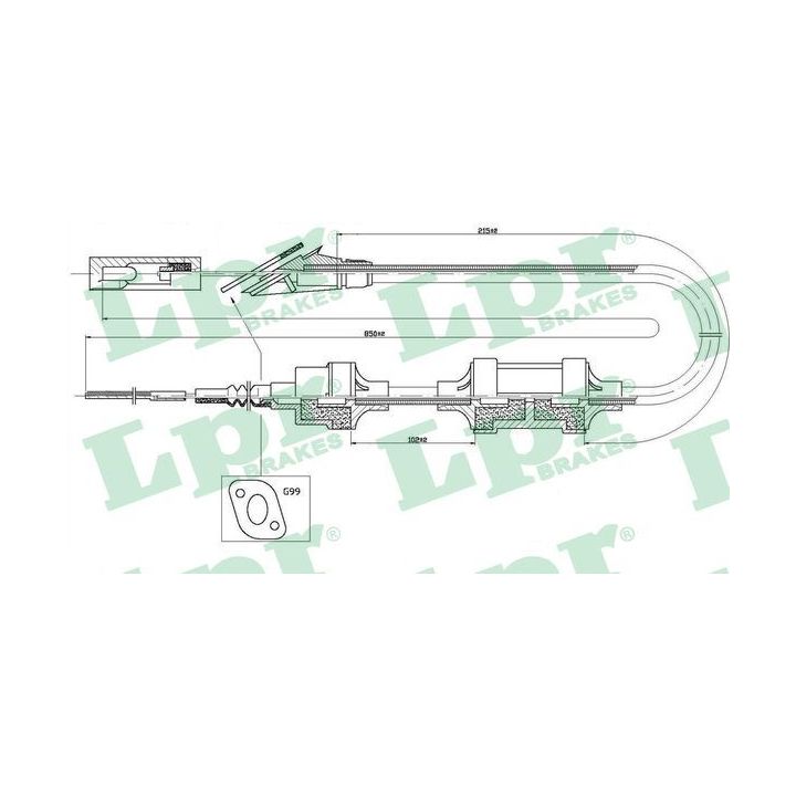 Sankabos trosas LPR C0407C