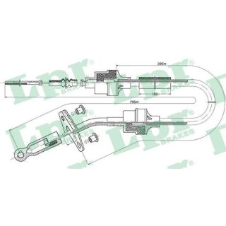Sankabos trosas LPR C0412C