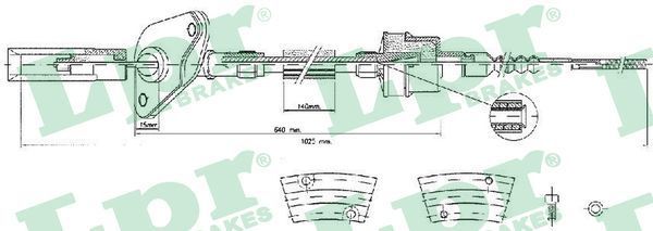 Sankabos trosas LPR C0424C