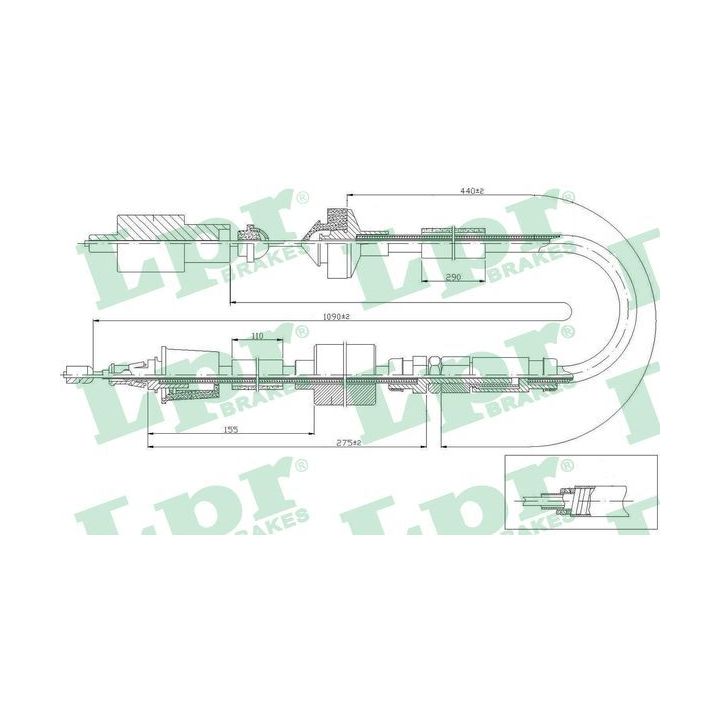 Sankabos trosas LPR C0470C
