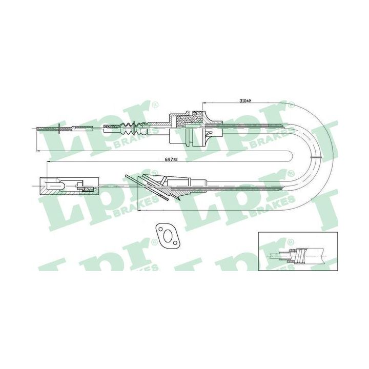 Sankabos trosas LPR C0493C