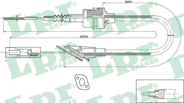 Sankabos trosas LPR C0493C
