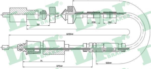 Sankabos trosas LPR C0503C