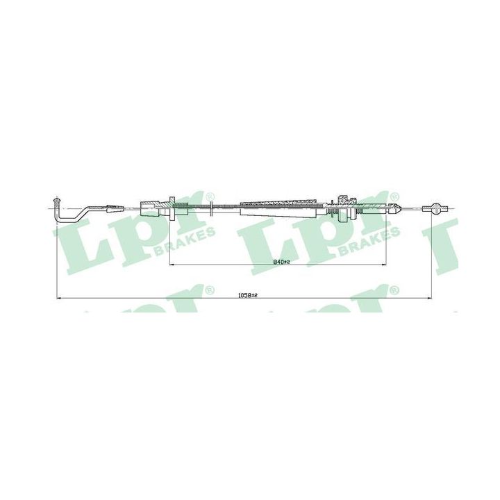 Akceleratoriaus trosas LPR C0003A