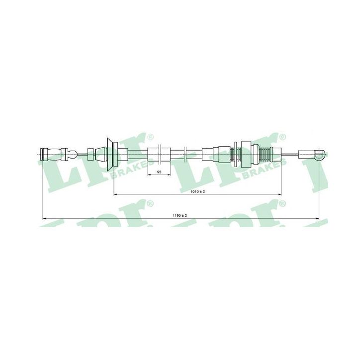 Akceleratoriaus trosas LPR C0005A