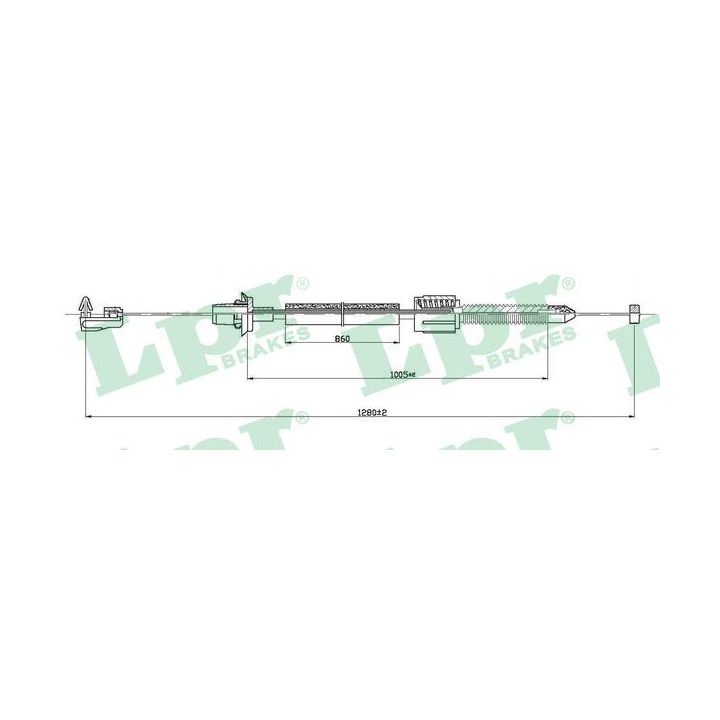 Akceleratoriaus trosas LPR C0093A