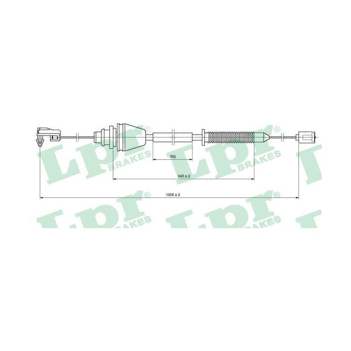 Akceleratoriaus trosas LPR C0148A