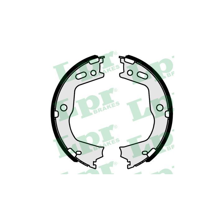 Stabdžių trinkelių komplektas, stovėjimo stabdis LPR 01046