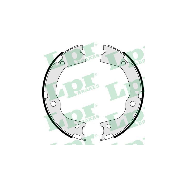 Stabdžių trinkelių komplektas, stovėjimo stabdis LPR 01047