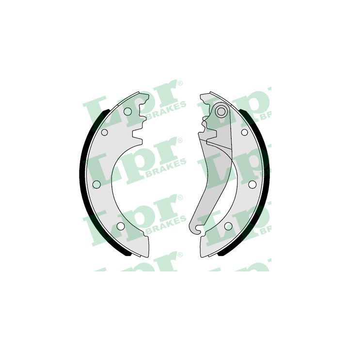 Stabdžių trinkelių komplektas, stovėjimo stabdis LPR 01052