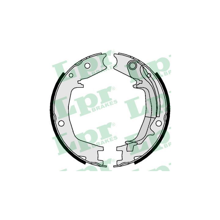 Stabdžių trinkelių komplektas, stovėjimo stabdis LPR 01062