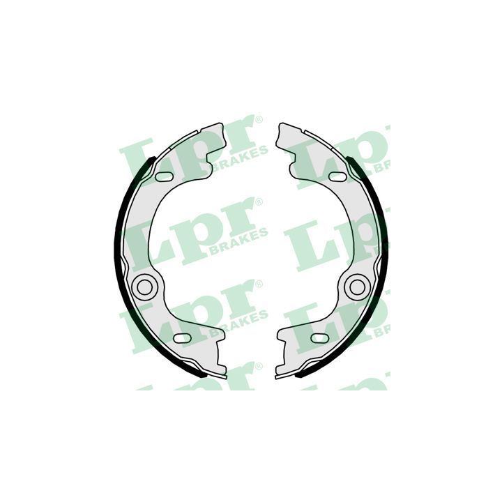 Stabdžių trinkelių komplektas, stovėjimo stabdis LPR 01063