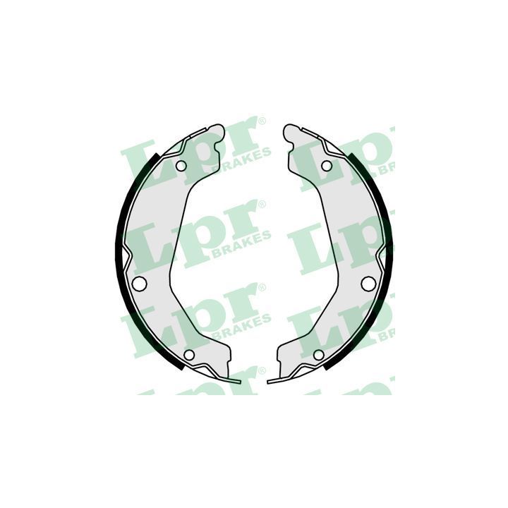 Stabdžių trinkelių komplektas, stovėjimo stabdis LPR 01077