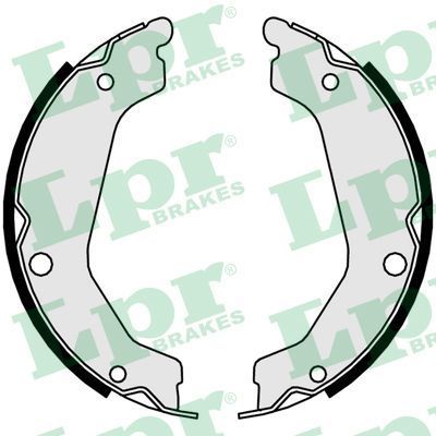 Stabdžių trinkelių komplektas, stovėjimo stabdis LPR 01077