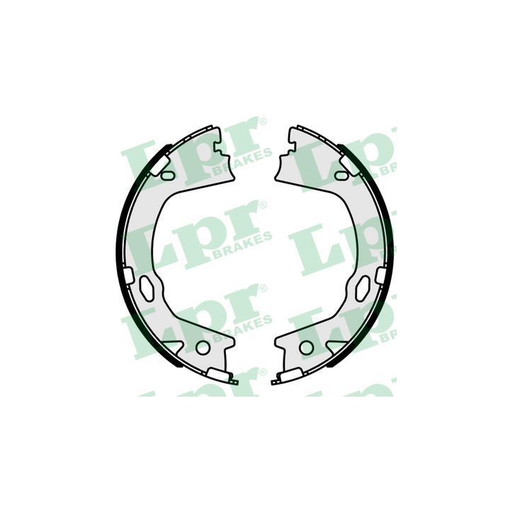 Stabdžių trinkelių komplektas, stovėjimo stabdis LPR 01094