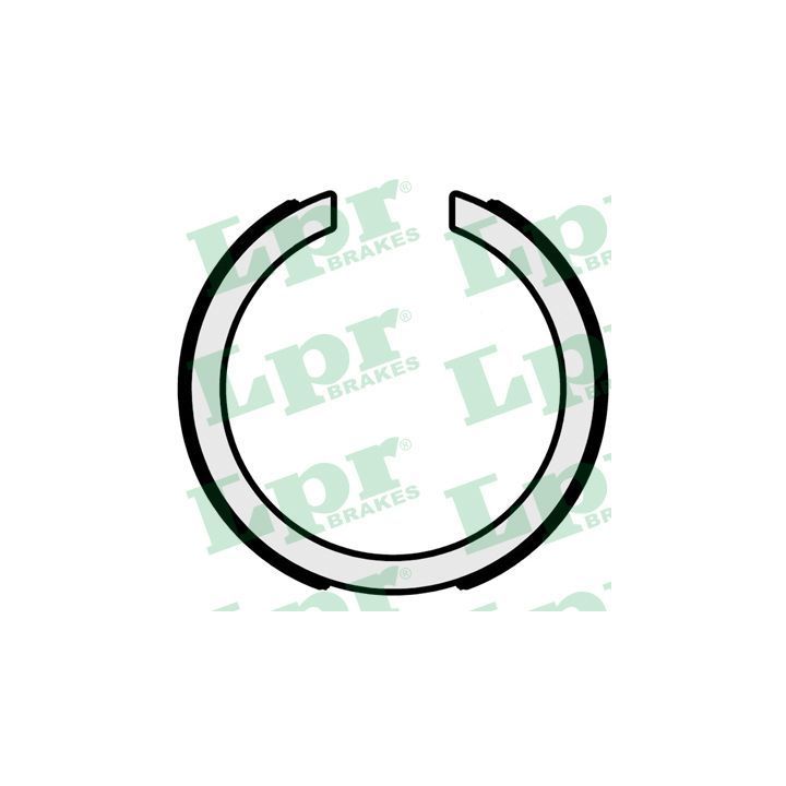 Stabdžių trinkelių komplektas, stovėjimo stabdis LPR 01095