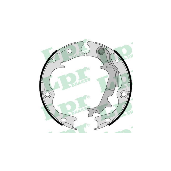 Stabdžių trinkelių komplektas, stovėjimo stabdis LPR 01116