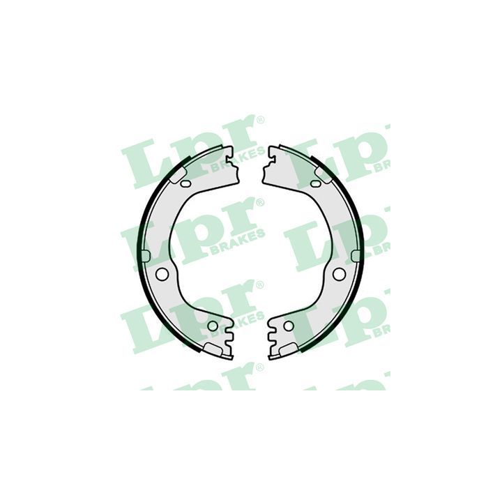 Stabdžių trinkelių komplektas, stovėjimo stabdis LPR 01177