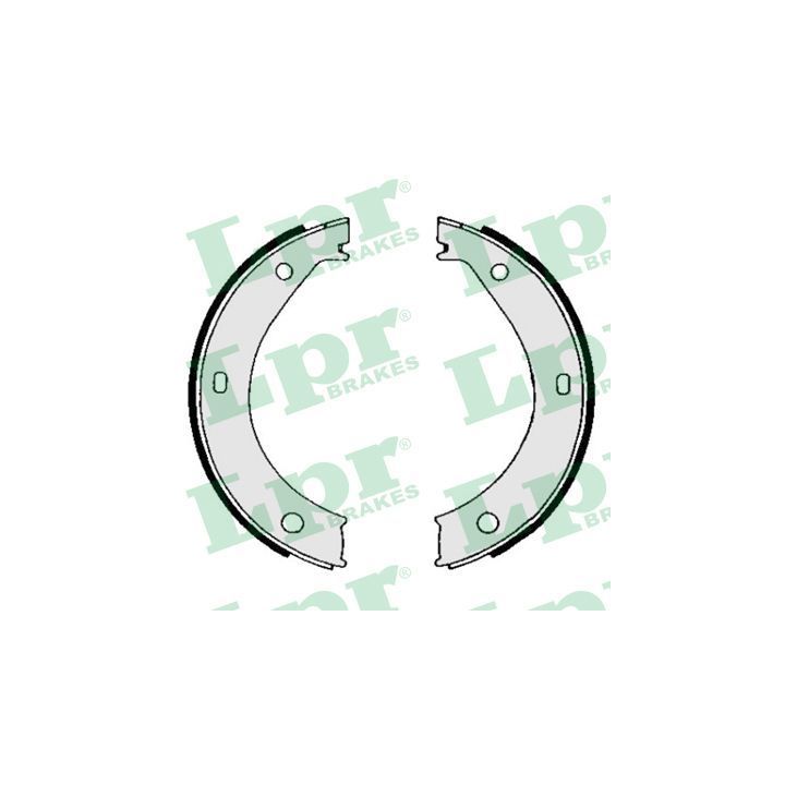 Stabdžių trinkelių komplektas, stovėjimo stabdis LPR 04690