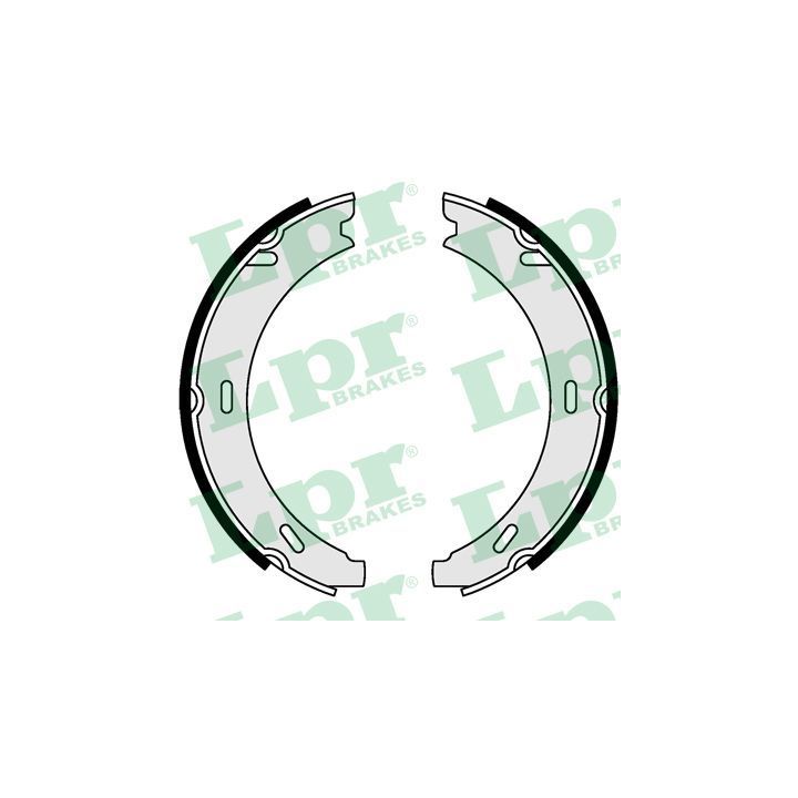 Stabdžių trinkelių komplektas, stovėjimo stabdis LPR 04730