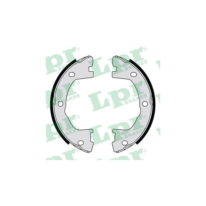 Stabdžių trinkelių komplektas, stovėjimo stabdis LPR 07800