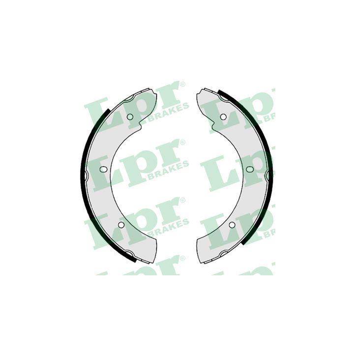 Stabdžių trinkelių komplektas, stovėjimo stabdis LPR 08810