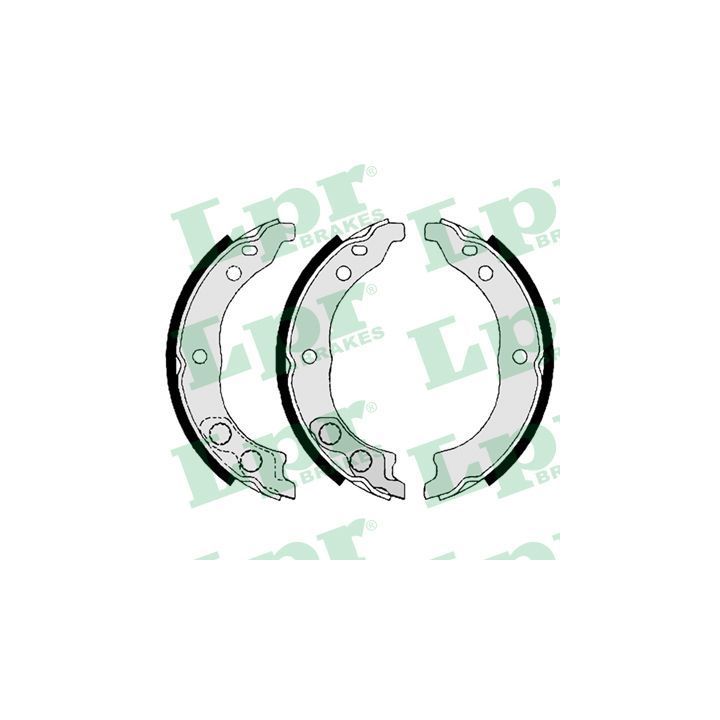 Stabdžių trinkelių komplektas, stovėjimo stabdis LPR 08900