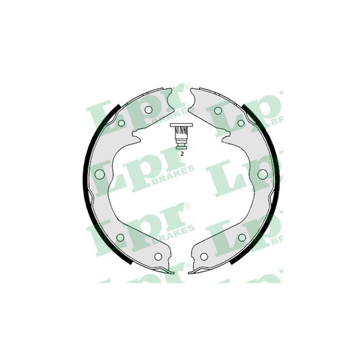 Stabdžių trinkelių komplektas, stovėjimo stabdis LPR 08970