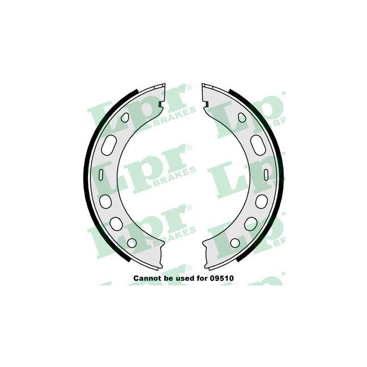 Stabdžių trinkelių komplektas, stovėjimo stabdis LPR 09000