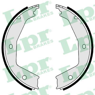 Stabdžių trinkelių komplektas, stovėjimo stabdis LPR 09060