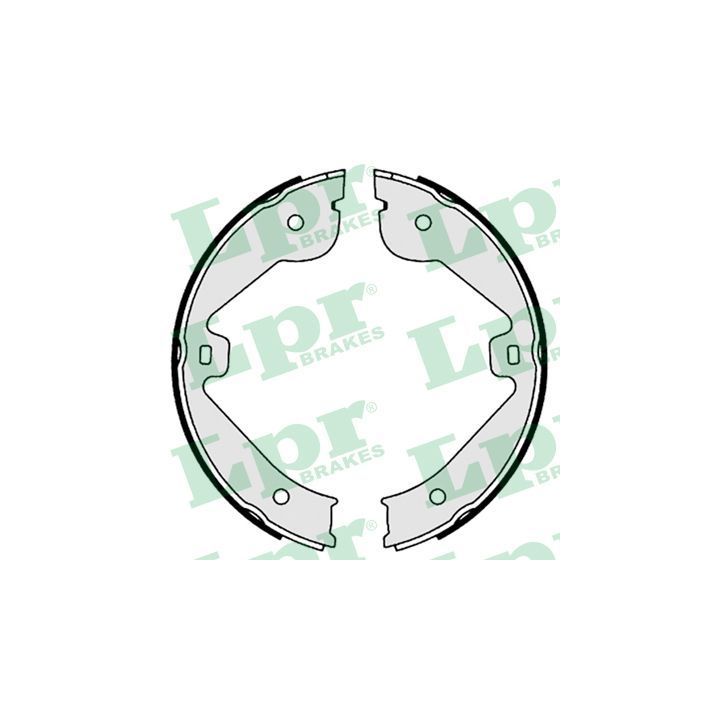 Stabdžių trinkelių komplektas, stovėjimo stabdis LPR 09150